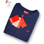 Camiseta SEDA PIMA DSL Básica - Azul