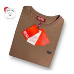 Camiseta SEDA PIMA DSL Básica - marrom
