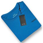 Camiseta SEDA PIMA ARM Estampada - Azul