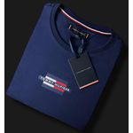Camiseta SEDA PIMA TH - Azul marinho