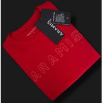 Camiseta SEDA PIMA ARA Básica - Vermelho