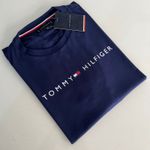 Camiseta SEDA PIMA TH - Azul marinho