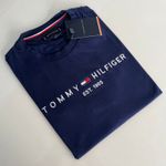 Camiseta SEDA PIMA TH - Azul marinho