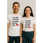 Kit com 2 Camisetas Dia dos Namorados