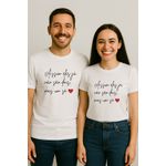 Kit com 2 Camisetas Dia dos Namorados