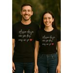 Kit com 2 Camisetas Dia dos Namorados