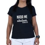 Baby Look Preta Nada Me Abalará.