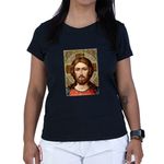 Baby Look Preta Jesus Cristo.