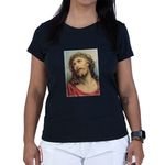 Baby Look Preta Jesus Cristo.