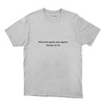 Camiseta Branca - Texto Bíblico ( Daniel 12:12 )