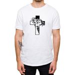 Camiseta Branca - Jesus Cristo.