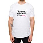 Camiseta Branca - Eu Sou o Caminho.