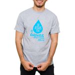 Camiseta Cinza - Só Jesus Tem as Aguas.