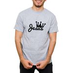 Camiseta Cinza - Jesus Rei