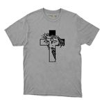 Camiseta Cinza - Jesus Cristo