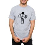 Camiseta Cinza - Jesus Cristo