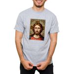 Camiseta Cinza - Jesus Cristo