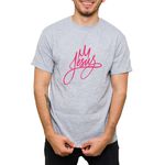 Camiseta Cinza - Jesus Rei.