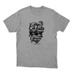 Camiseta Cinza - Em Tudo Dai Graças.