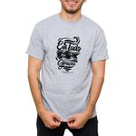 Camiseta Cinza - Em Tudo Dai Graças.