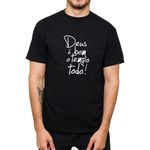 Kit 3 Camisetas Masculinas - Fé