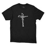 Camiseta Preta - Crucifixo 