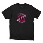 Camiseta Preta - O Senhor É Meu Pastor.
