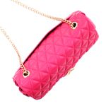  Bolsa Maria Couro Pink