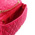  Bolsa Maria Couro Pink