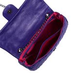 Bolsa Maria Couro Roxo