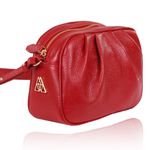 Bolsa Cátia Couro Vermelho