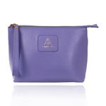 Necessaire Couro Lavanda