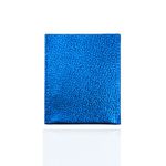 Carteira Slim Couro Azul Royal Metalizado
