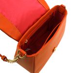 Bolsa Anna Couro Laranja