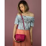 Bolsa Anna Couro Pink