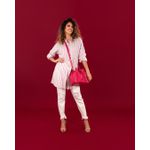 Bolsa Julia Couro Pink