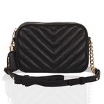 Bolsa Mini Lobby Couro Preto