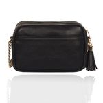 Bolsa Mini Lobby Couro Preto