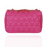 Bolsa Nina Petit Couro Rosa Chiclete