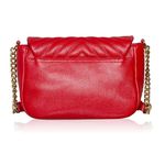 Bolsa Anna Couro Vermelho