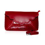 Bolsa Tilda Couro Pelica de Cabra Vermelho