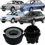 Rolamento E Bucha Inferior Coluna Direção Corsa Classic Wind Wagon Pickup Super Milenium 1994 a 2017