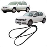Correia Serviço Alternador Poli-V Golf 1.6 8v EA111 2002 A 2013 Gates 6PK1548