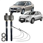 Par Braço Barra Axial Direção Logan Sandero 2007 A 2013 Viemar 680315