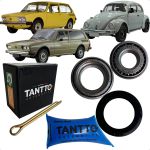 Kit Rolamento Roda Dianteira 4 Furos Brasília Fusca Variant 1974 a 1996 Tantto RRK749