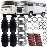 Kit 4 Coifas Roda e Câmbio Kombi Perua 1600 1.6 1.4 8v 1998 A 2014 Spicer