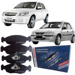 Jogo Pastilha Freio Dianteiro Celta Prisma 1.0 1.4 2001 A 2008 Bosch 0986BB0266