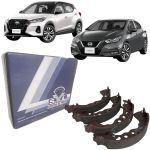 Jogo Sapatas Lonas Freio Traseiro Kicks Versa SYL 206805