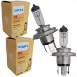 Par Lâmpada Farol Alto e Baixo H4 12v 55w Philips