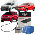 Kit Correia Dentada e Tensor Fiat Motor 1.0 1.4 8v Evo Flex 